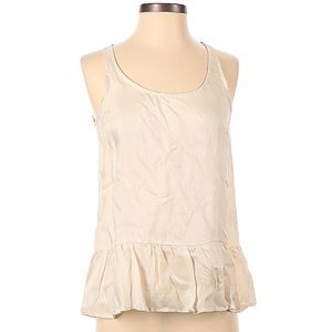 Seventy Sergio Tegon Peplum Sleeveless Blouse, Size 38, Like New